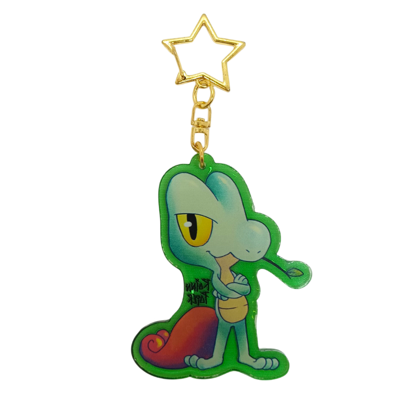  LLavero Acrílico Pokemon Treecko Rainn Paper