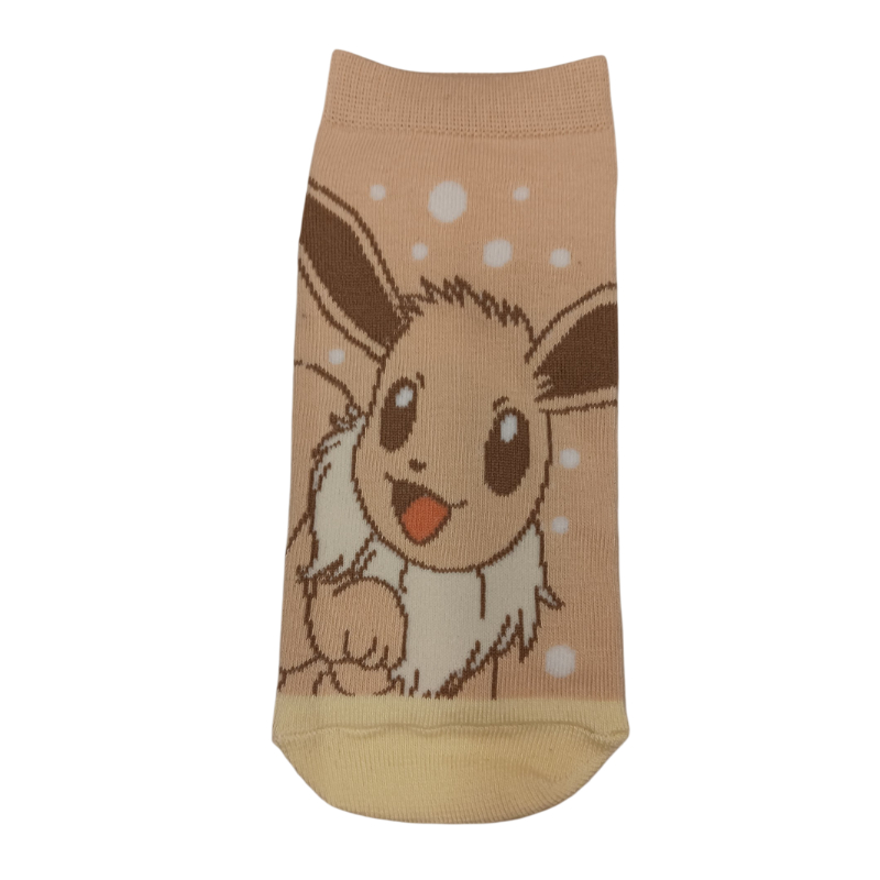 Medias cortas Eevee fondo crema