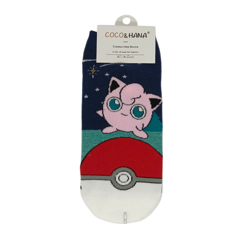 Medias Cortas Pokemon Jigglypuff Pokebola
