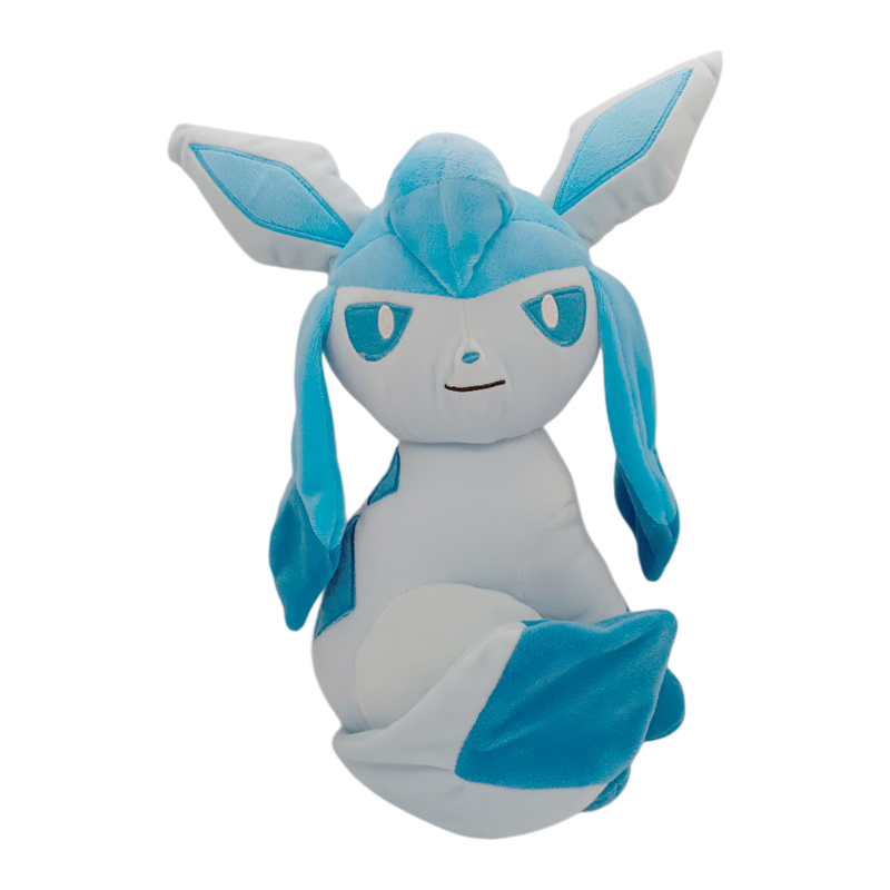 Peluche Glaceon Sentado de lado Banpresto