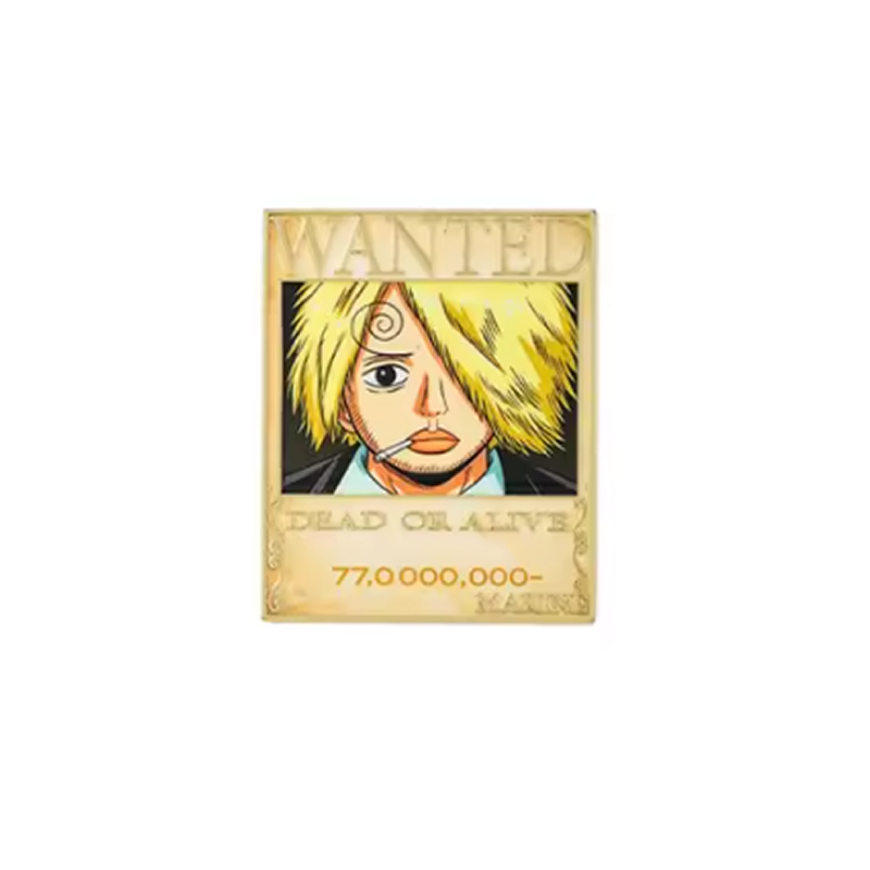 Pin Anime Sanji Cartel SE BUSCA One Piece