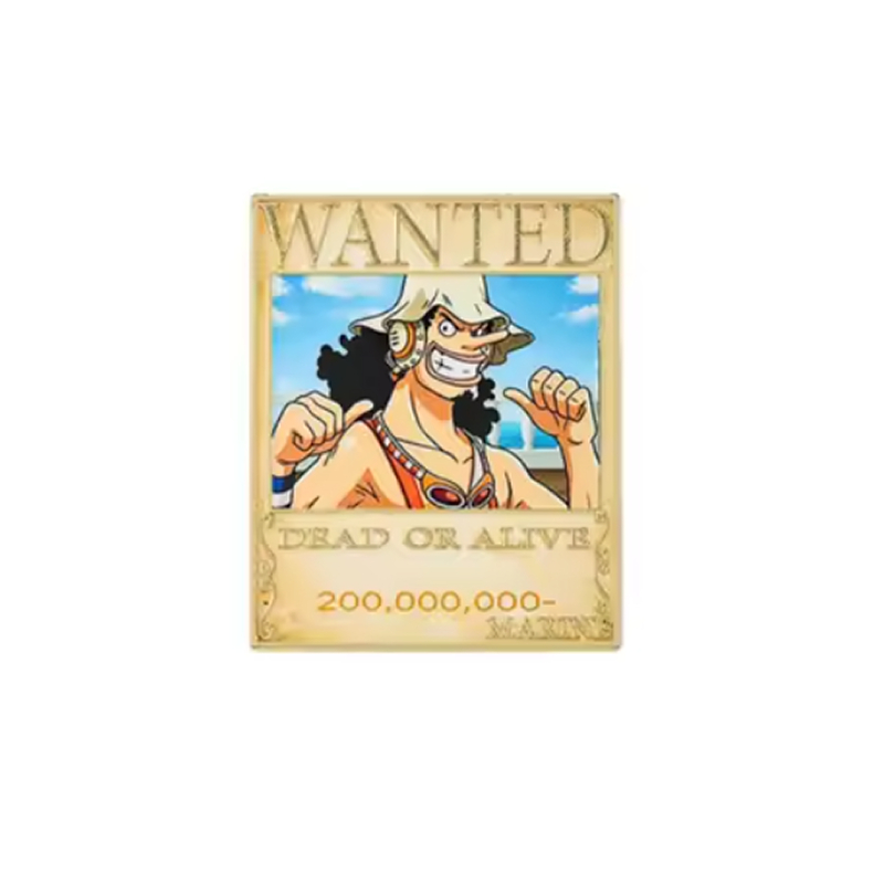 Pin Anime Usopp Cartel SE BUSCA One Piece