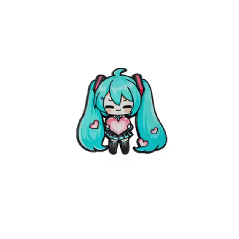 Pin Anime Vocaloid Hatsune Miku con Corazón Chibi