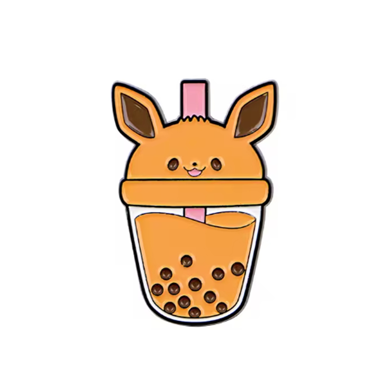 Pin Pokemon Eevee Bubble Tea Chibi