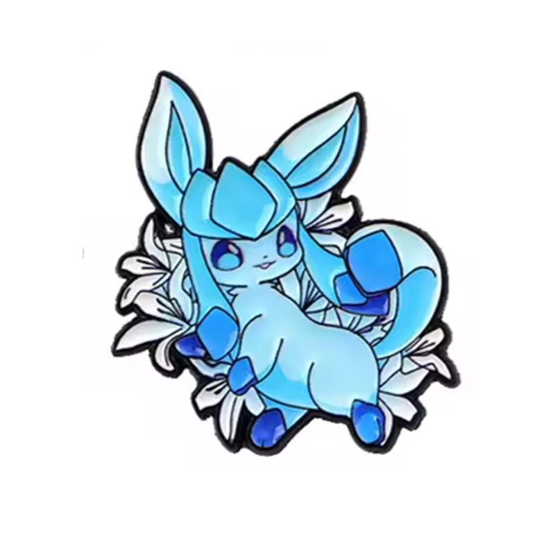 Pin Pokemon Glaceon Flores Chibi