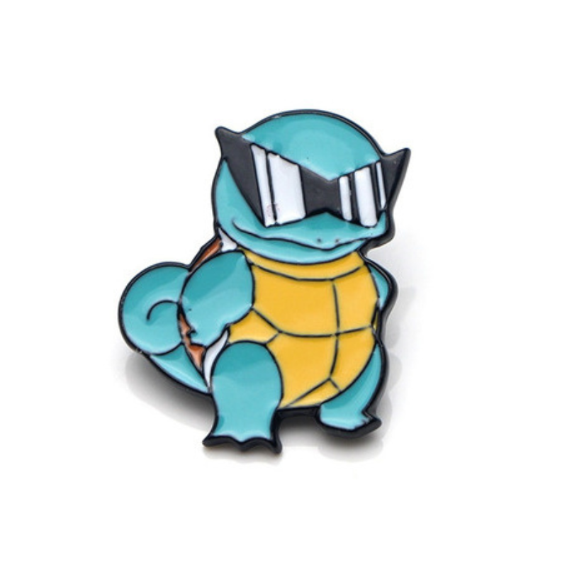 Pin Squirtle Lentes Negros