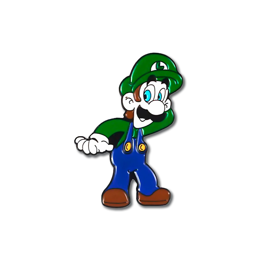 Pin Super Mario Bros Luigi
