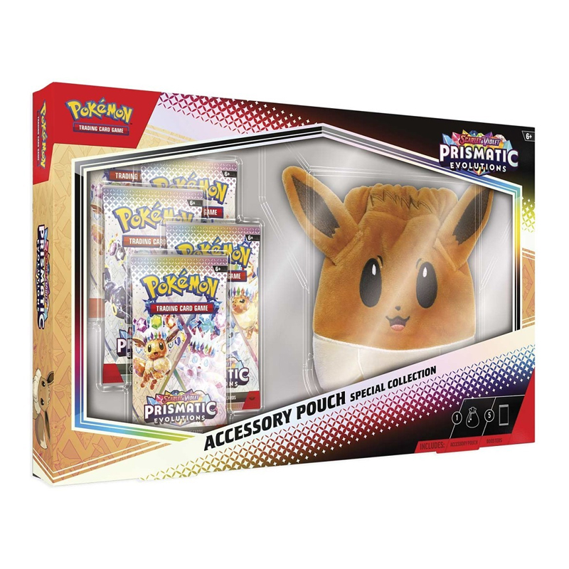 Pokemon TCG Prismatic Evolutions Accessory Pouch Special Collection
