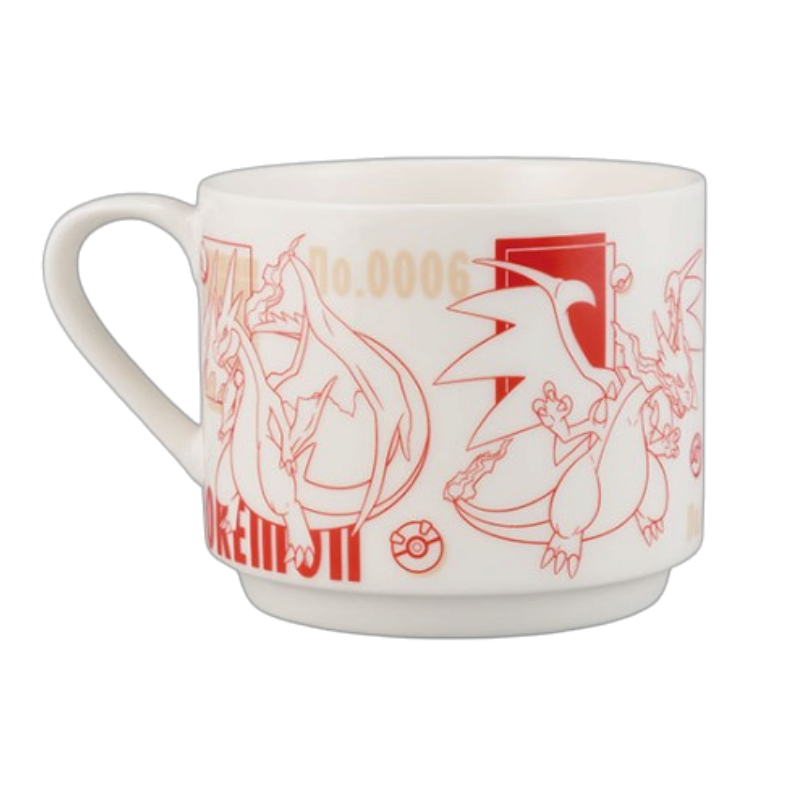 Taza Mega Charizard X Y Ichiban Kuji Pokemon  "Let's Go For a Walk"